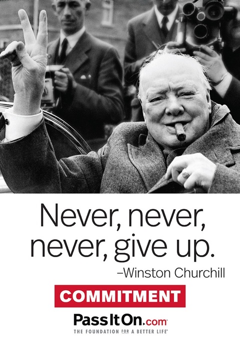 Commitment Winston Churchill