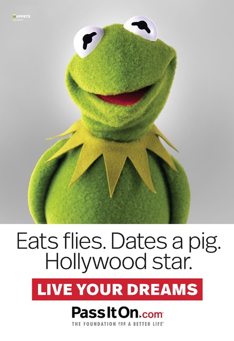 Live Your Dreams Kermit The Frog