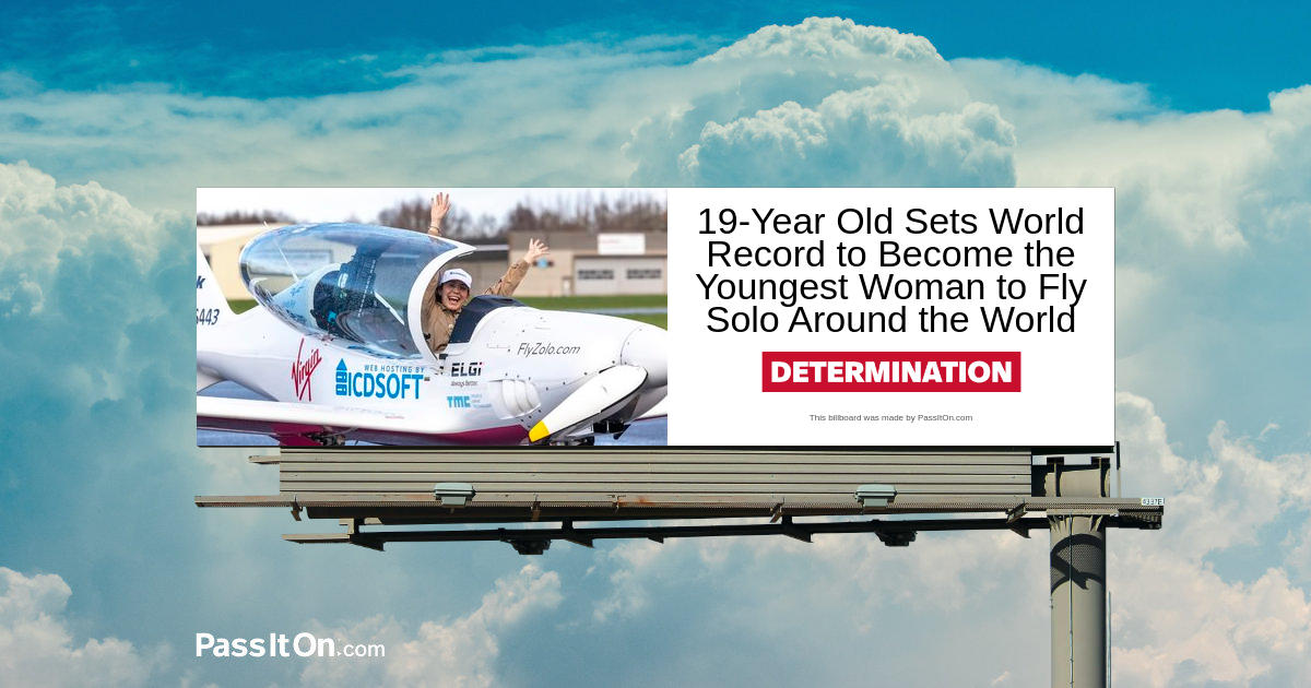 19-Year Old Sets World Record to Become the Youngest Woman to Fly Solo Around the World 