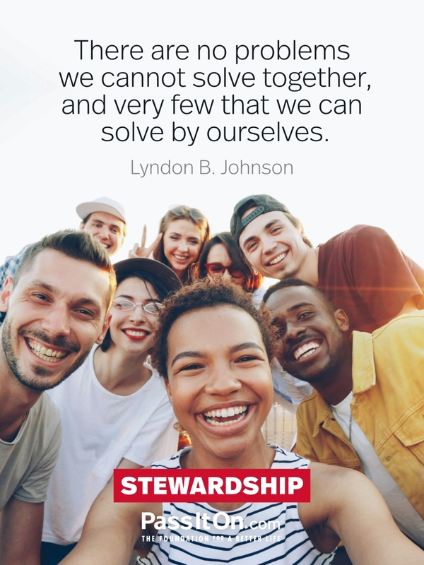 There are no problems we cannot solve together, and very few that we can solve by ourselves. #<Author:0x00007f132ef90c98>