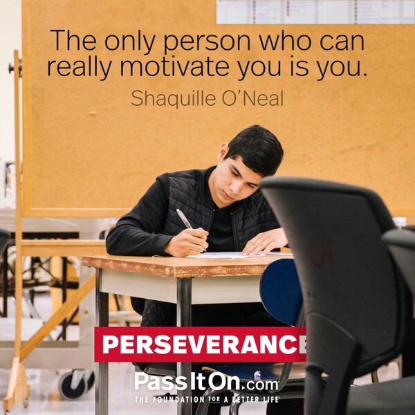 The only person who can really motivate you is you. #<Author:0x00007f5a52567580>