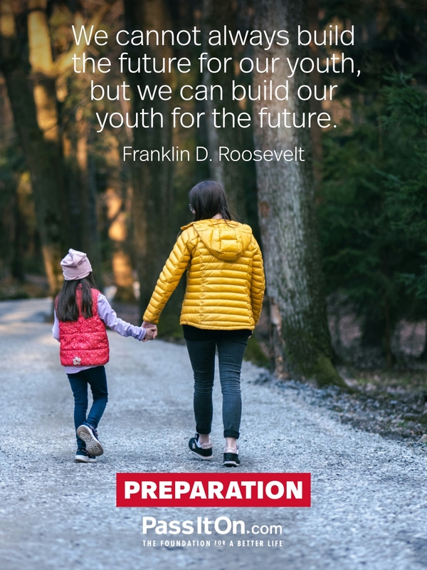 We cannot always build the future for our youth, but we can build our youth for the future.  #<Author:0x00007f132ef96698>