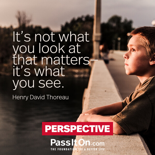 It's not what you look at that matters, it's what you see.  #<Author:0x00007fd889fd75a0>