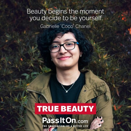 Beauty begins the moment you decide to be yourself. #<Author:0x00007fc8e8f48d60>