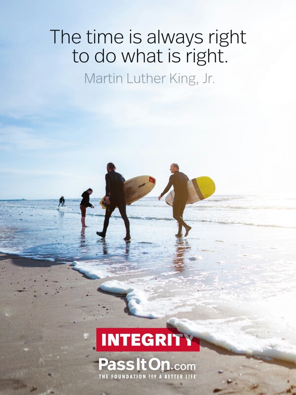 The time is always right to do what is right. #<Author:0x00007f133c3c4898>