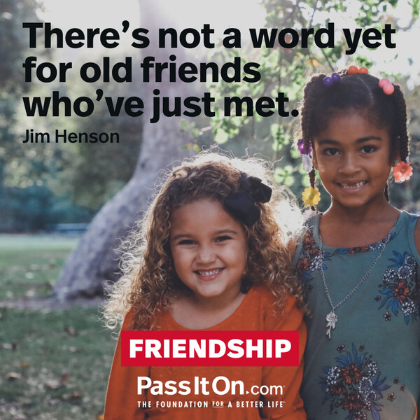 There’s not a word yet for old friends who’ve just met. #<Author:0x00007f133c077820>
