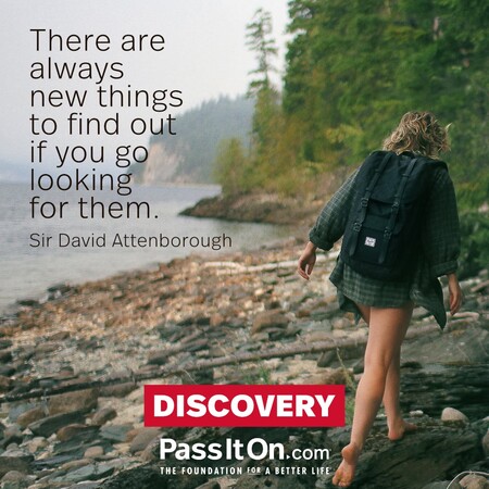 There are always new things to find out if you go looking for them. #<Author:0x00007fc8e95a3700>