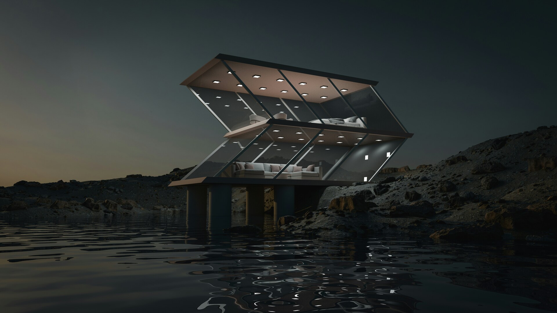 Strangers Rescue Crew Trapped in Sinking Houseboat.