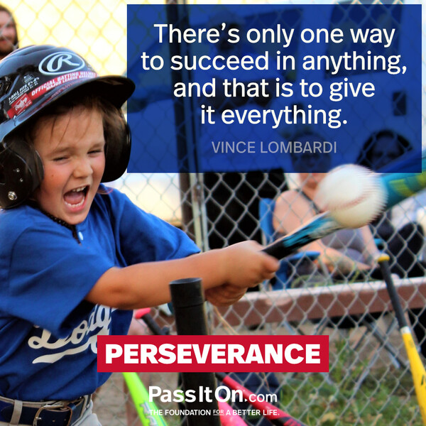 There's only one way to succeed in anything, and that is to give it everything. #<Author:0x00007f60fe0d3c00>