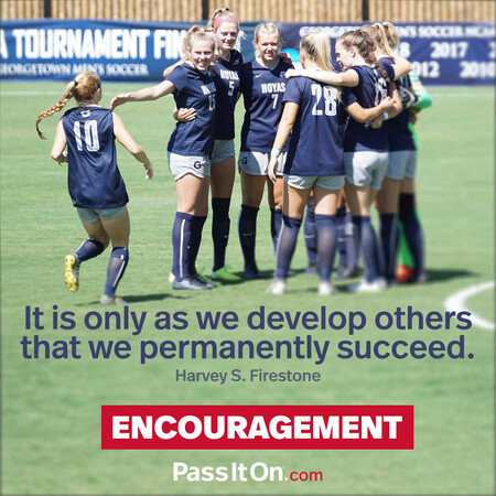 It is only as we develop others that we permanently succeed. #<Author:0x00007fc1a01cd860>