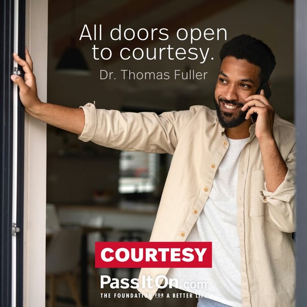 All doors open to courtesy.
 #<Author:0x00007f60fff20f00>