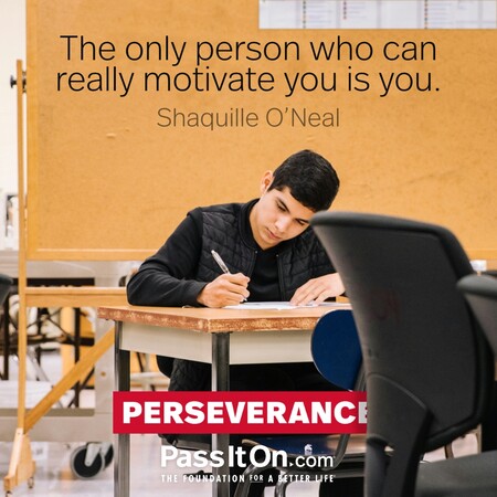 The only person who can really motivate you is you. #<Author:0x00007f60fd42e108>