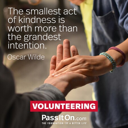 The smallest act of kindness is worth more than the grandest intention. #<Author:0x00007fe1666f5a00>