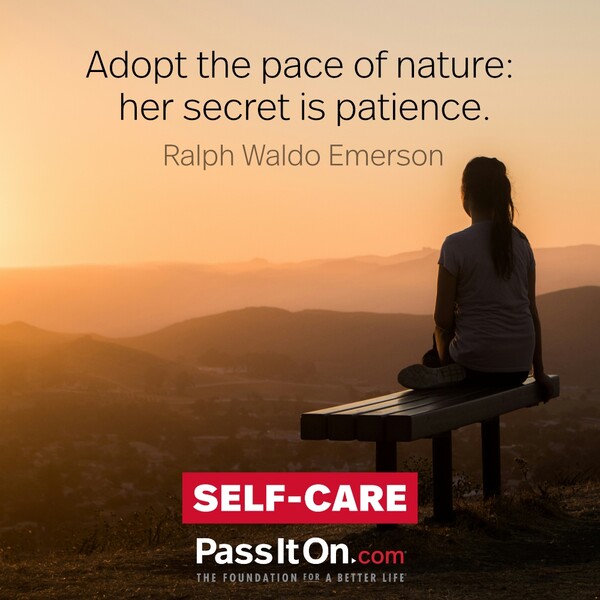 Adopt the pace of nature: her secret is patience. #<Author:0x00007fe17452e600>