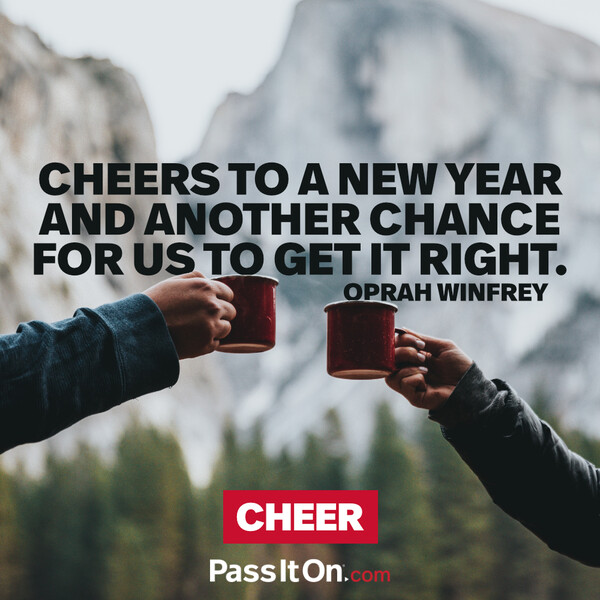 Cheers to a new year and another chance for us to get it right. #<Author:0x00007fe1666caf08>
