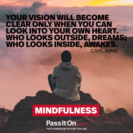 Your vision will become clear only when you look into your heart. Who looks outside, dreams. Who looks inside awakens. #<Author:0x00007f60fd3cd0d8>