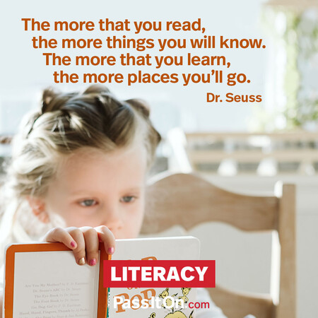 The more that you read, the more things you will know. The more that you learn, the more places you'll go. #<Author:0x00007f60fd3f2810>