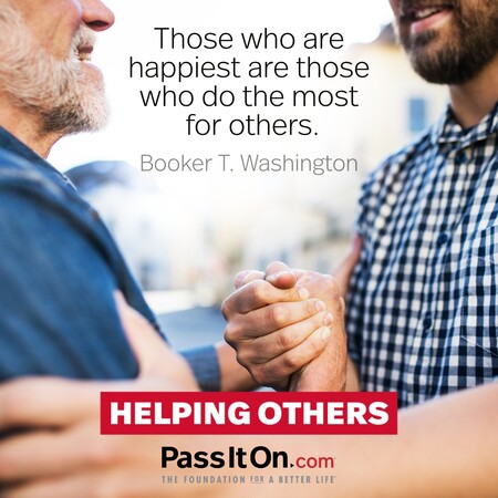 Those who are happiest are those who do the most for others. #<Author:0x00007f60fd399620>