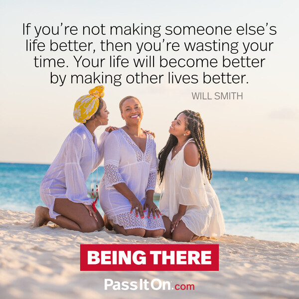 If you're not making someone else's life better, then you're wasting your time. Your life will become better by making other lives better. #<Author:0x00007f60fff9bb88>