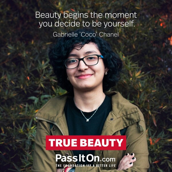 Beauty begins the moment you decide to be yourself. #<Author:0x00007f60fff0c0a0>