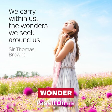 We carry within us, the wonders we seek around us. #<Author:0x00007f60fff19250>