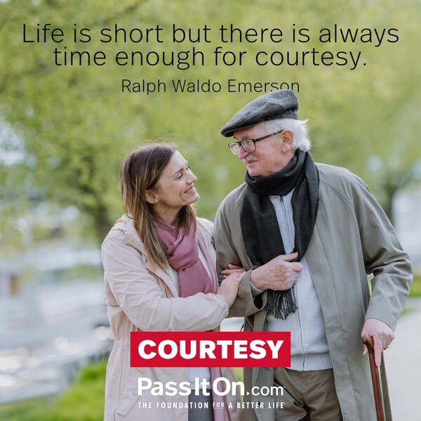 Life is short but there is always time enough for courtesy. #<Author:0x00007f60fff3f298>