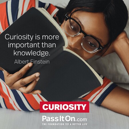 Curiosity is more important than knowledge. #<Author:0x00007f60ffe79d90>