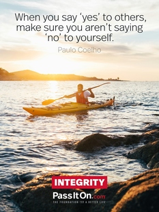 When you say 'yes' to others, make sure you aren't saying 'no' to yourself. #<Author:0x00007f29fcbe96a0>