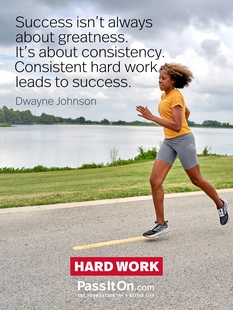 Success isn't always about greatness. It's about consistency. Consistent hard work leads to success. Greatness will come. #<Author:0x00007fce3bbe9388>